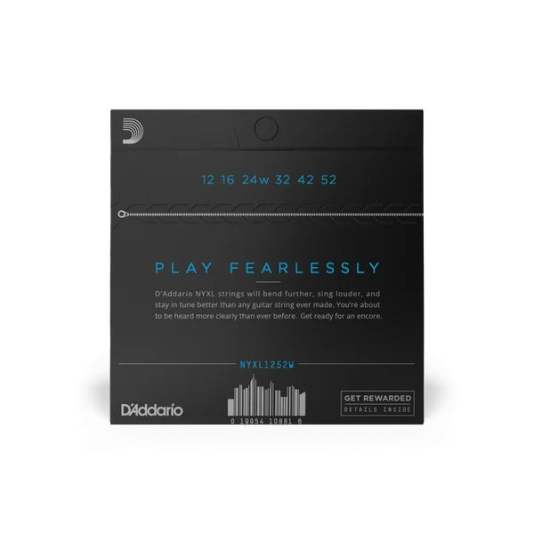 Dây Đàn Guitar Điện D'Addario NYXL1252W 12-52 Wound 3rd