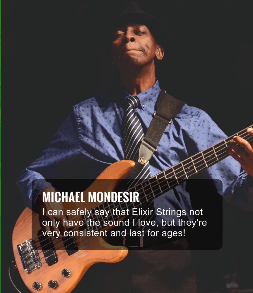 Nghệ sĩ bass Michael Mondesir nói về dây Elixir