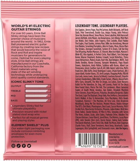Dây Guitar Điện Ernie Ball Zippy Slinky 2217 (7-36)