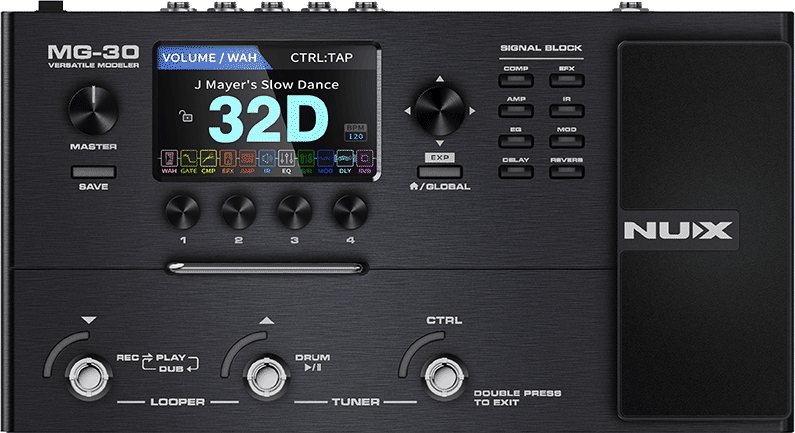 Pedal Guitar Nux MG30