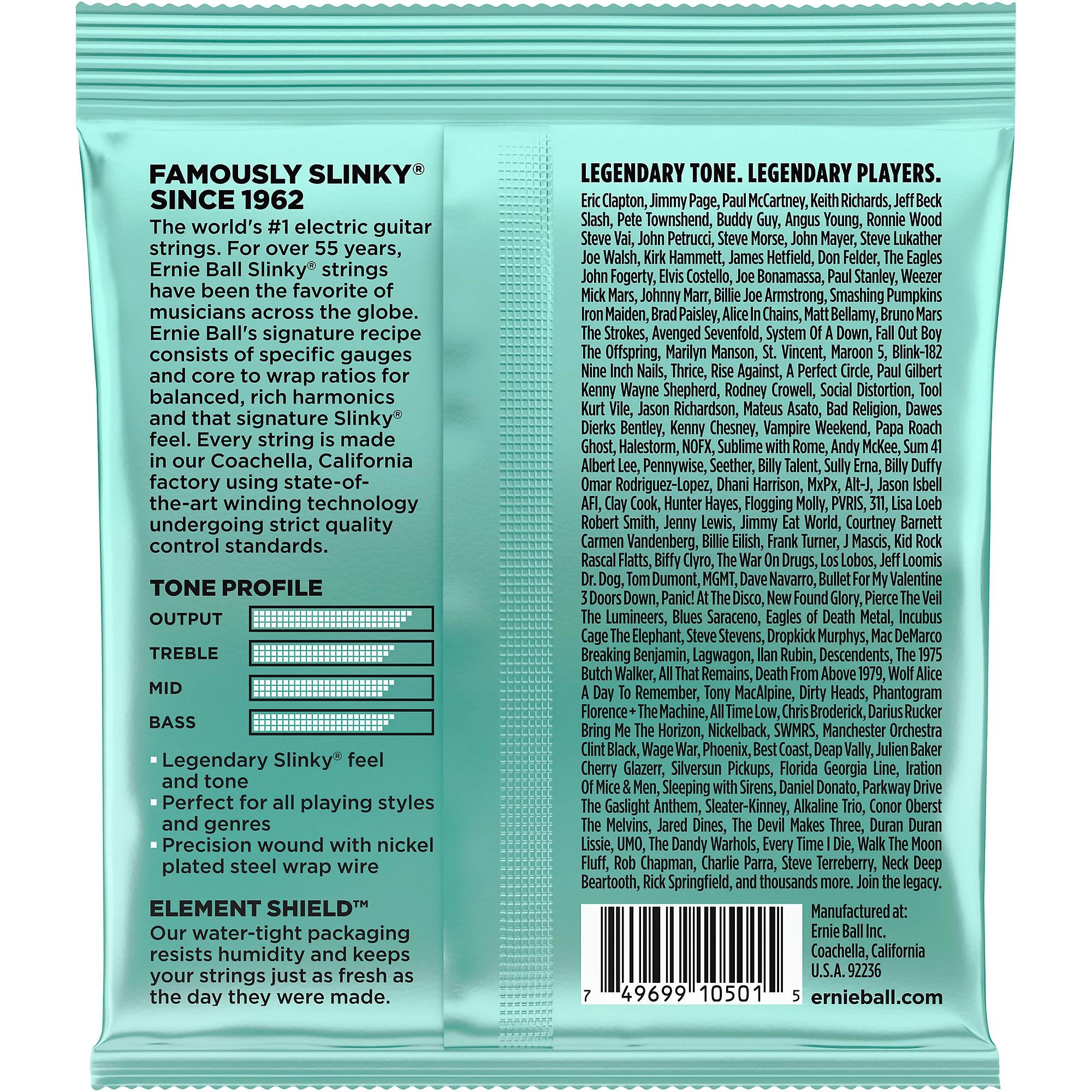Dây Guitar Điện Ernie Ball Mondo Slinky 2211 (10.5-52)