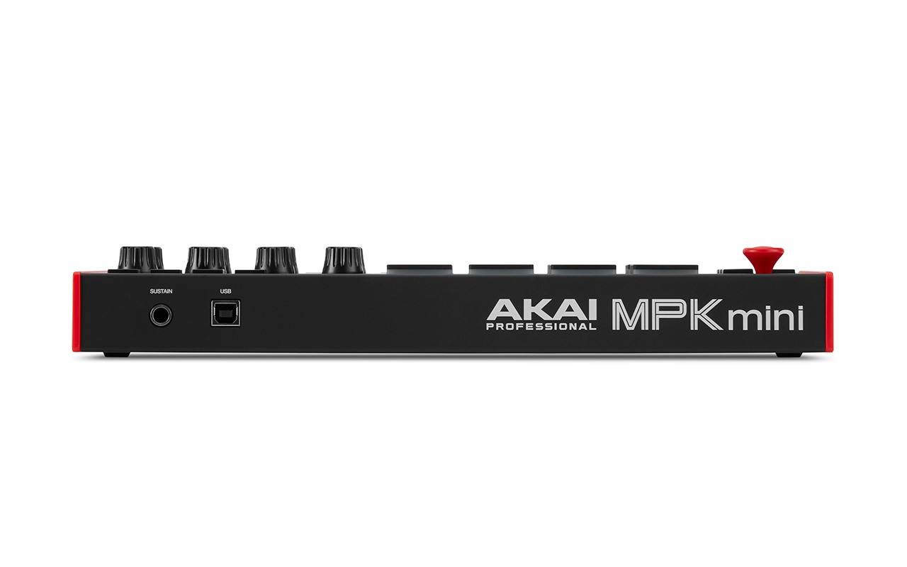 Akai MPK Mini Mk3 Compact Keyboard Controller, Red