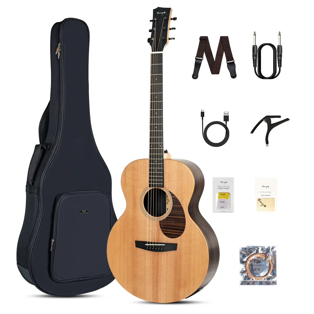 Đàn Guitar Enya EB X1 Pro Max EQ SP1 AcousticPlus 2.0