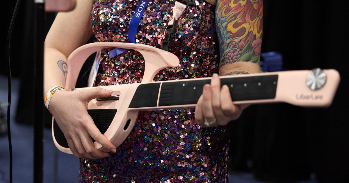 Đàn Guitar Silent LiberLive C1 Smart Guitar, Pink