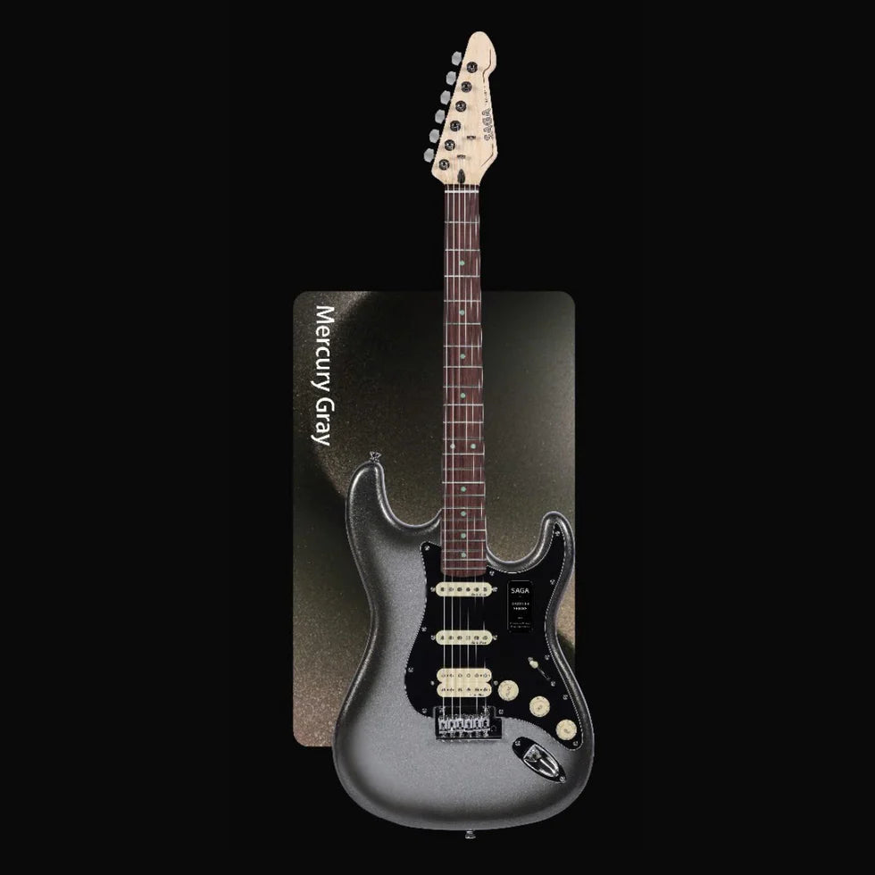 Đàn Guitar Điện  SAGA DAZZLES Series II - Mercury Gray