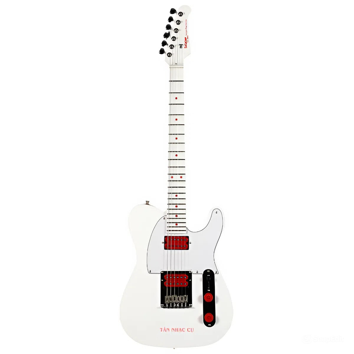 Đàn Guitar Điện Sqoe Limited Edition SETL1008 HH Electric Guitar w/Case, Canadian Maple Fingerboard, Red Devil