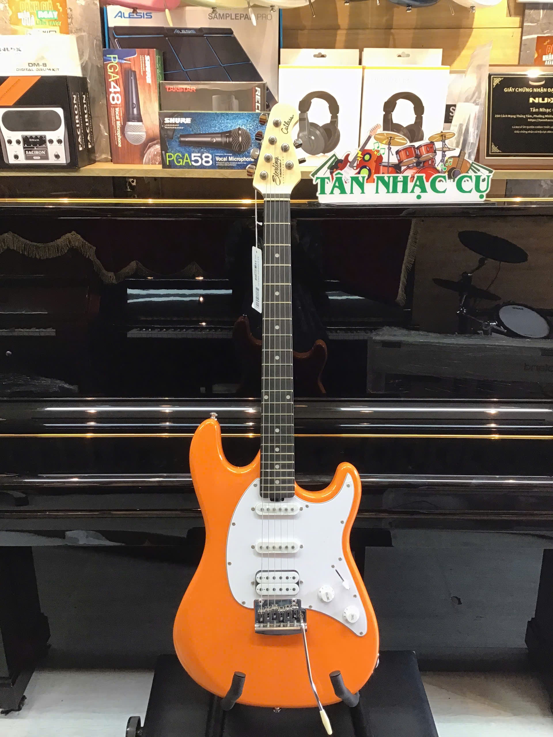 Đàn Guitar Điện Sterling By Music Man Cutlass CT20, Sunrise Orange