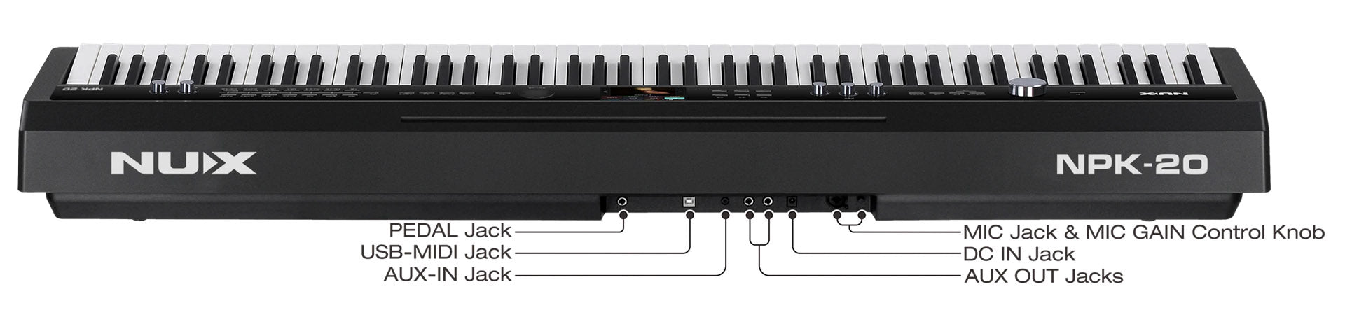 nux npk20 black dan piano