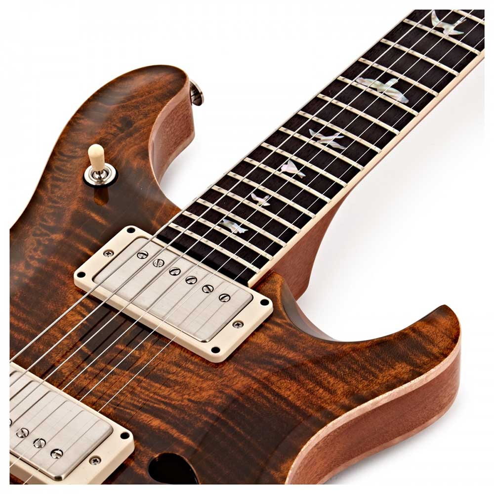 Đàn Guitar Điện PRS McCarty 594 Hollowbody II 10 Top/Back Guitar, Custom Color, Amber Wraparound Smokeburst