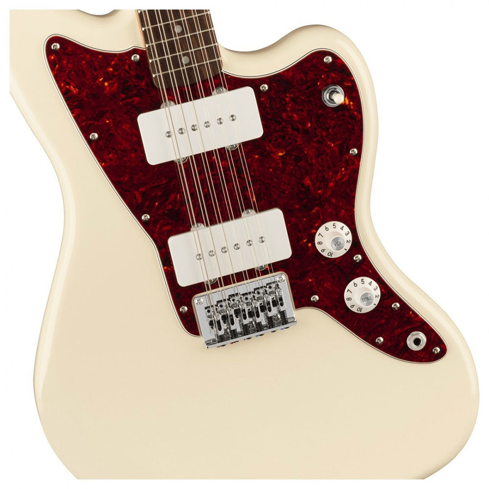 Đàn Guitar Điện Squier Paranormal Jazzmaster XII SS Electric Guitar, Laurel Fingerboard, Olympic White #0377051505
