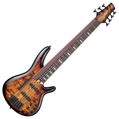 Guitar Bass Ibanez SRAS7, Indian Rosewood Fingerboard, Dragon Eyes Burst