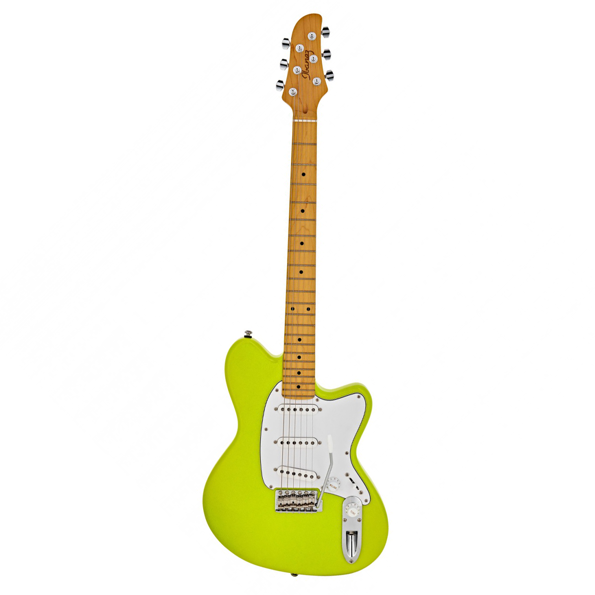 Đàn Guitar Điện Ibanez YY10 - Yvette Young Signature SSS, Maple Fingerboard, Slime Green Sparkle