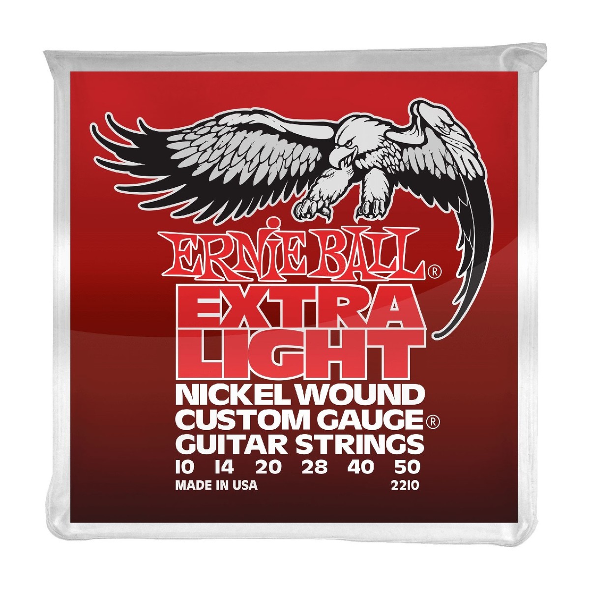 Dây Guitar Điện Ernie Ball 2210 Extra Light Wound G (10-50)