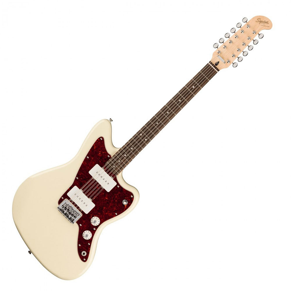 Đàn Guitar Điện Squier Paranormal Jazzmaster XII, Laurel Fingerboard, Olympic White, #0377051505