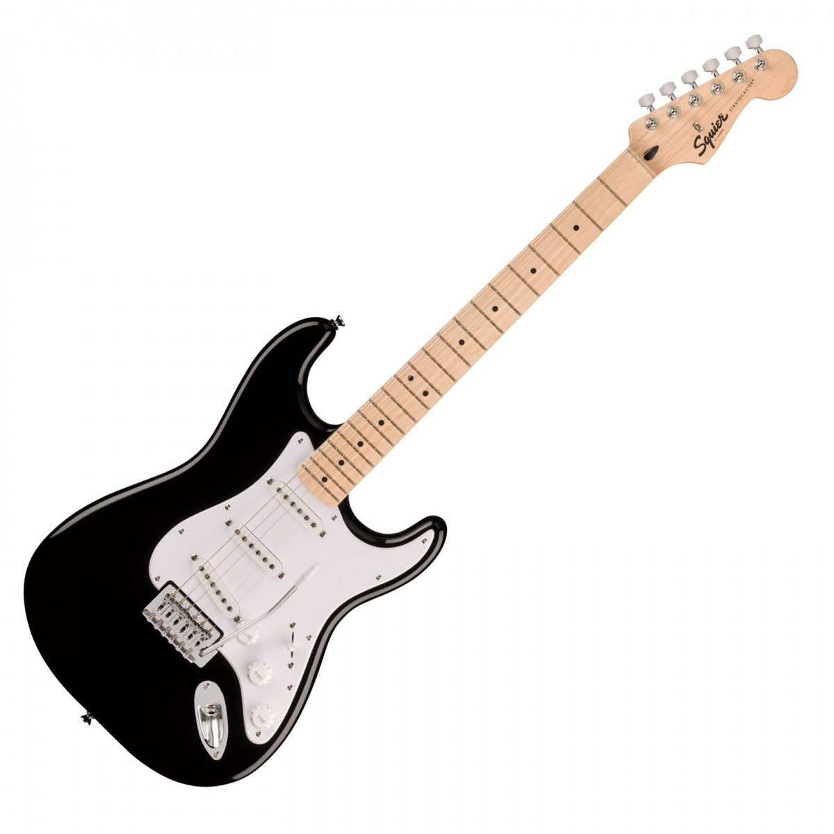 Đàn Guitar Điện Squier Sonic Stratocaster, Maple Fingerboard, Black, #0373152506