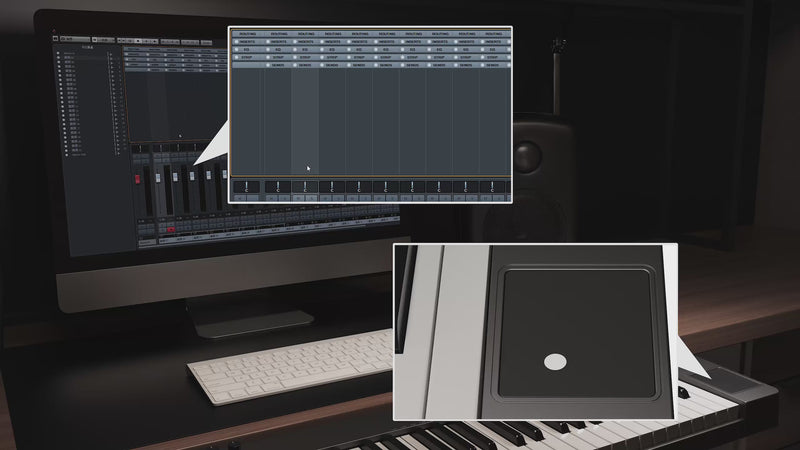 MIDI Keyboard Controller Nux NTK37, Black