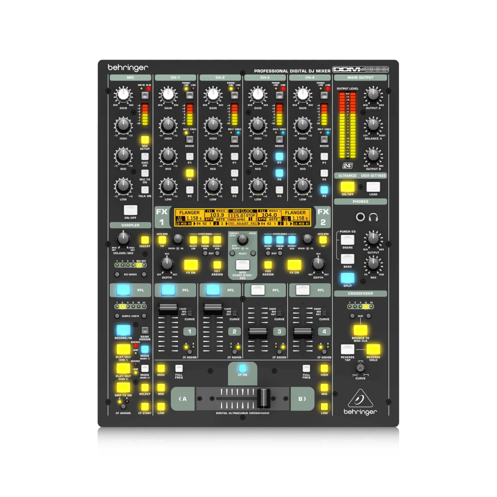 Behringer DDM4000 5-channel Digital DJ Mixer