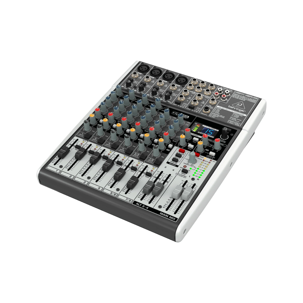 Behringer Xenyx X1204USB Mixer with USB and Effects - UK Plug