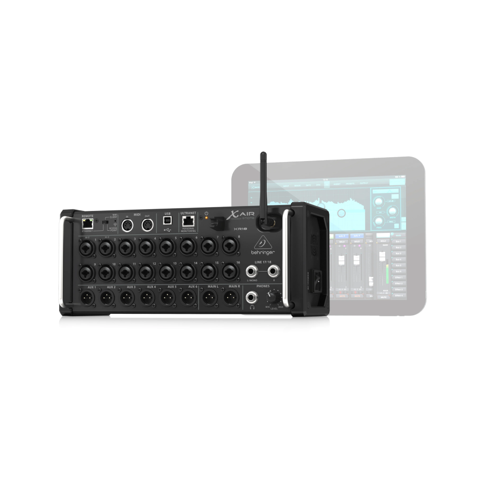 Behringer XR18 X Air 18-Channel Tablet-Controlled Digital Mixer - EU Plug