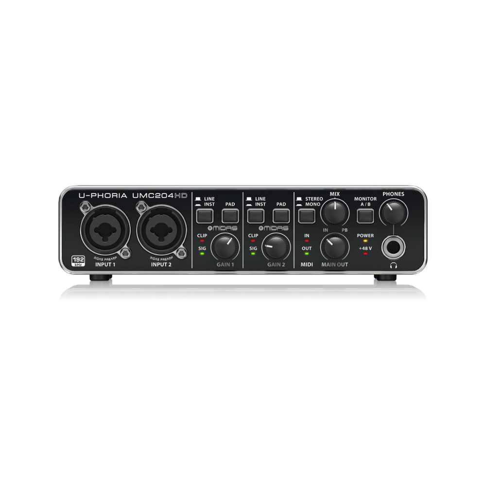 Behringer U-Phoria UMC204HD USB Audio Interface