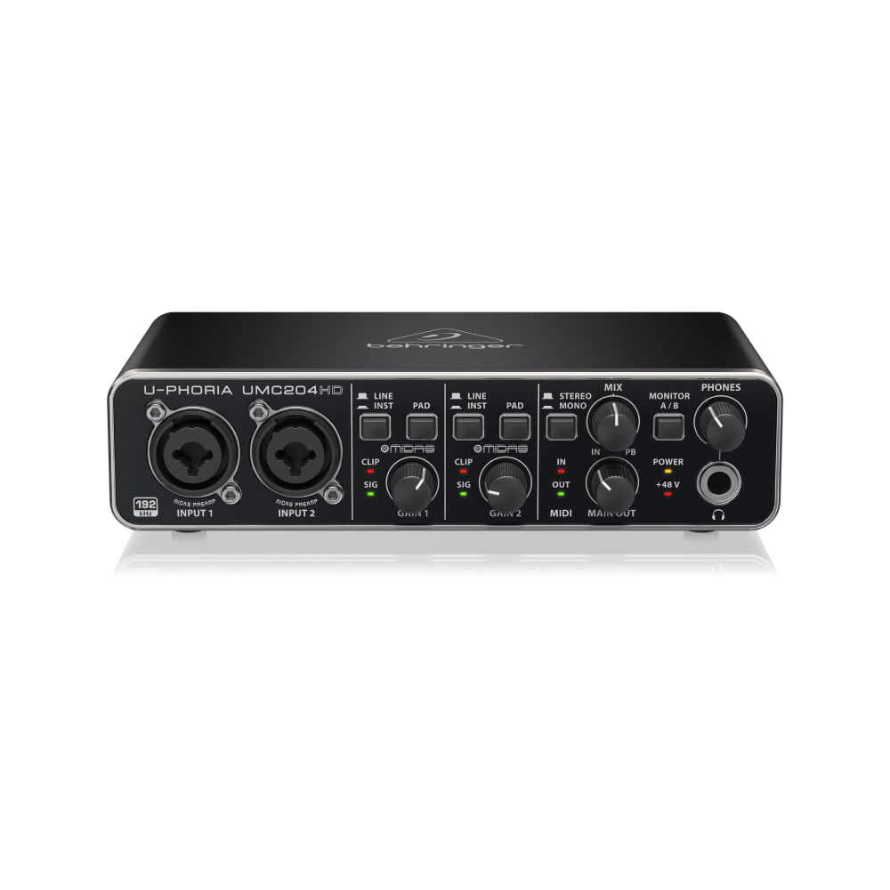 Behringer U-Phoria UMC204HD USB Audio Interface