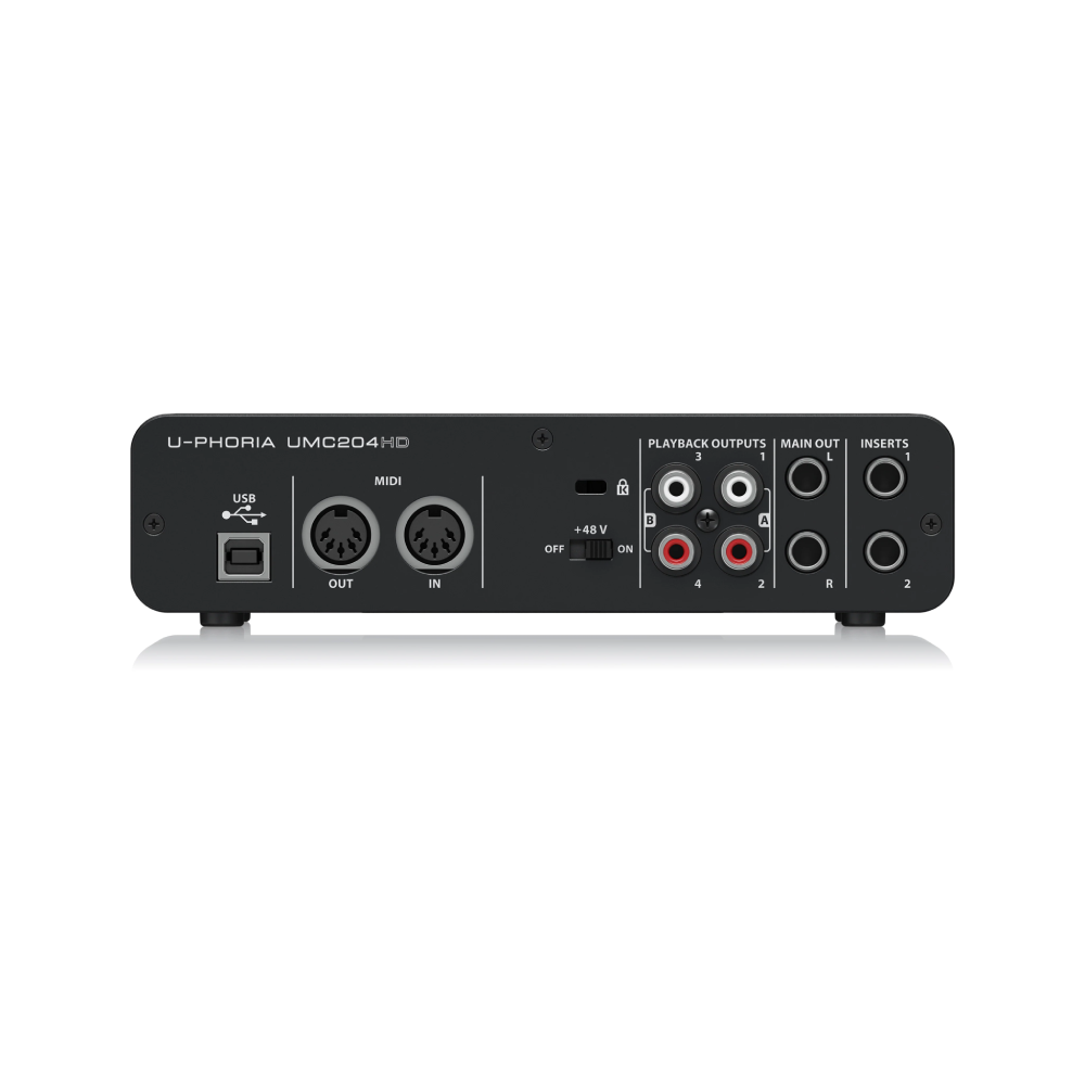 Behringer U-Phoria UMC204HD USB Audio Interface