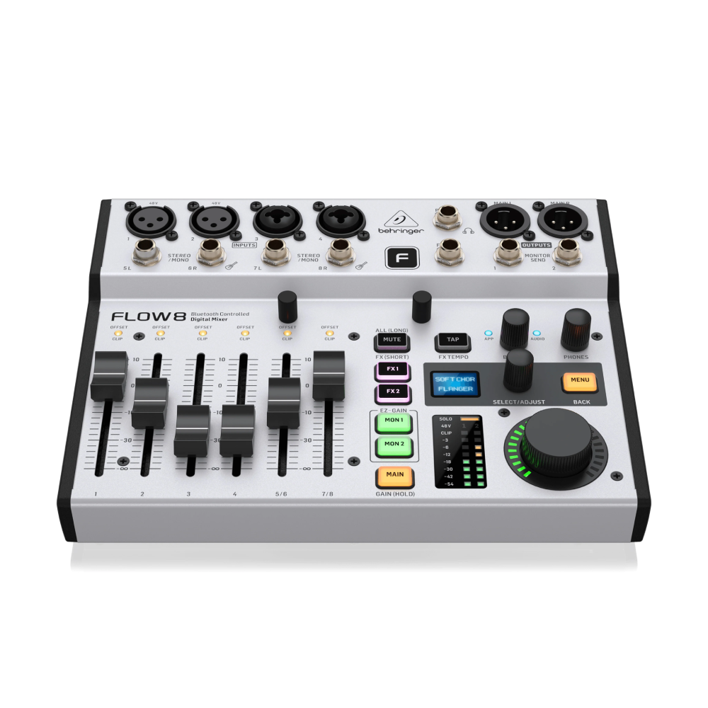 Behringer Flow 8 8-Input Digital Mixer w/ Bluetooth