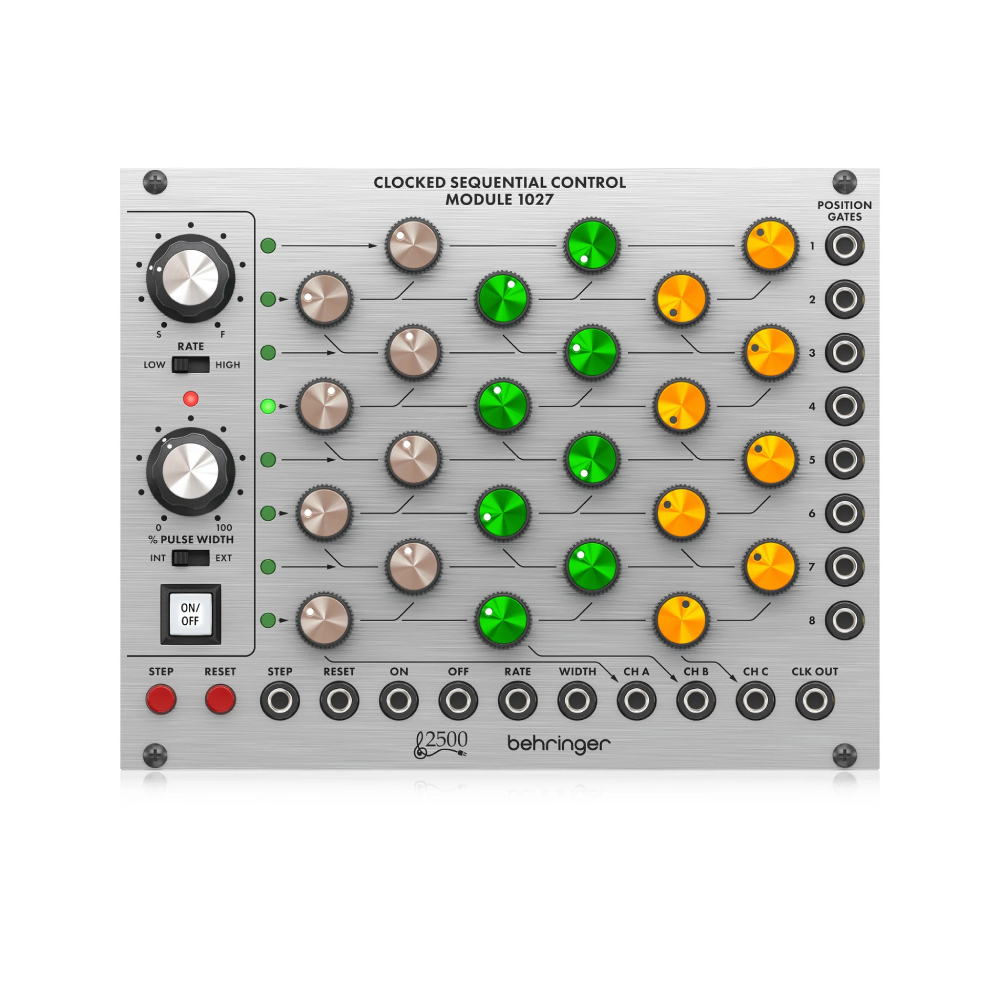 Behringer Clocked Sequential Control Module 1027 8-step Sequencer Euro ...