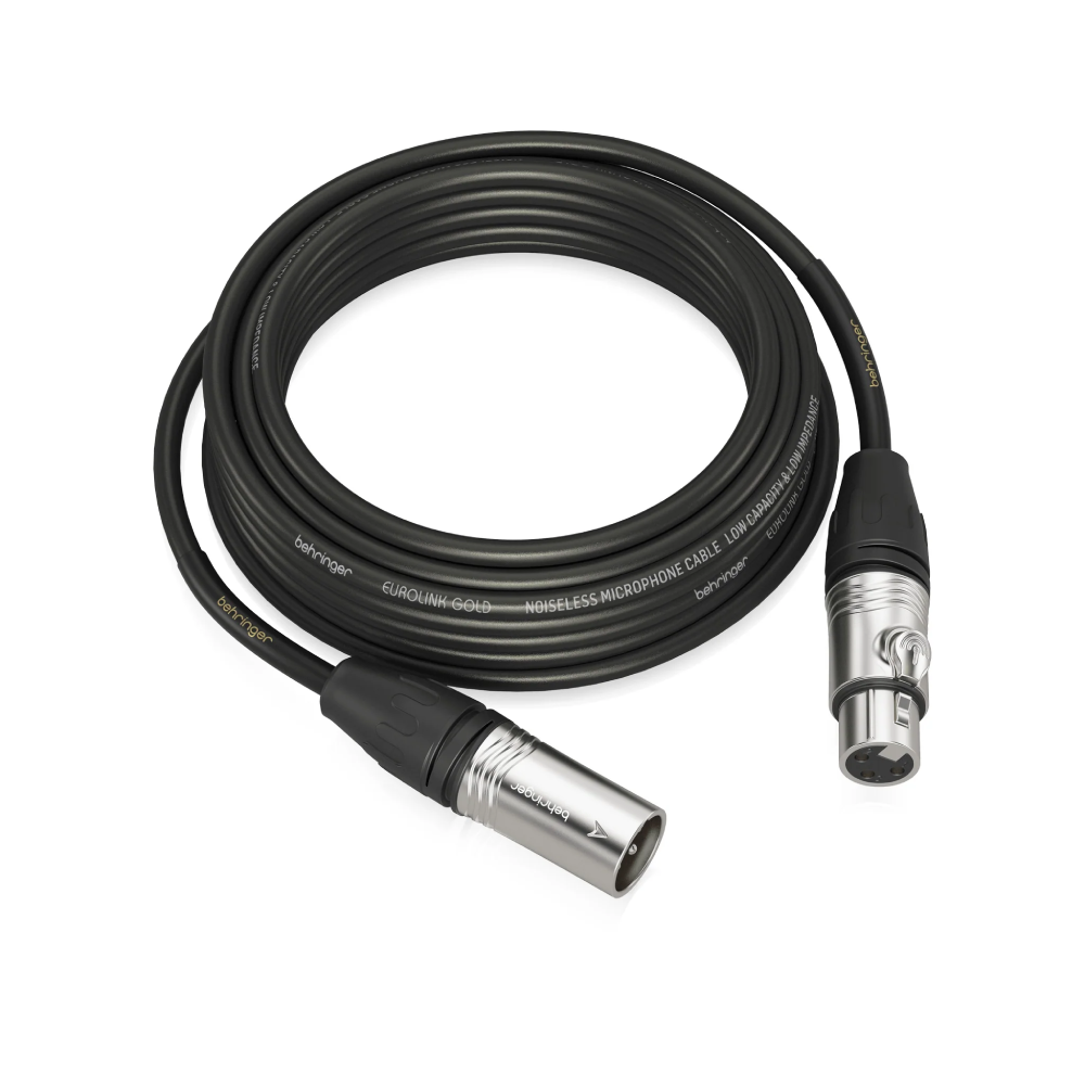 Behringer GMC1000 XLR Female to XLR Male Microphone Cable - 32.8 Foot
