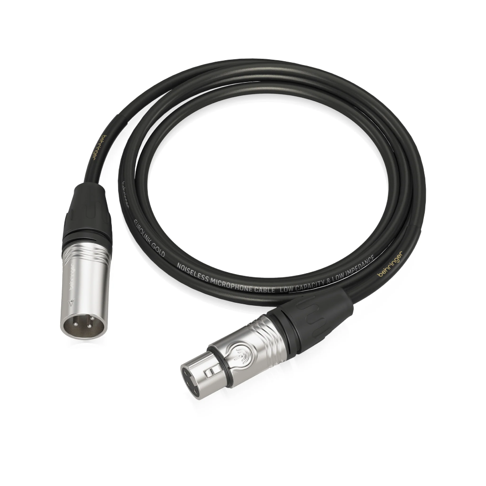 Behringer GMC150 XLR Female to XLR Male Microphone Cable - 5 Foot