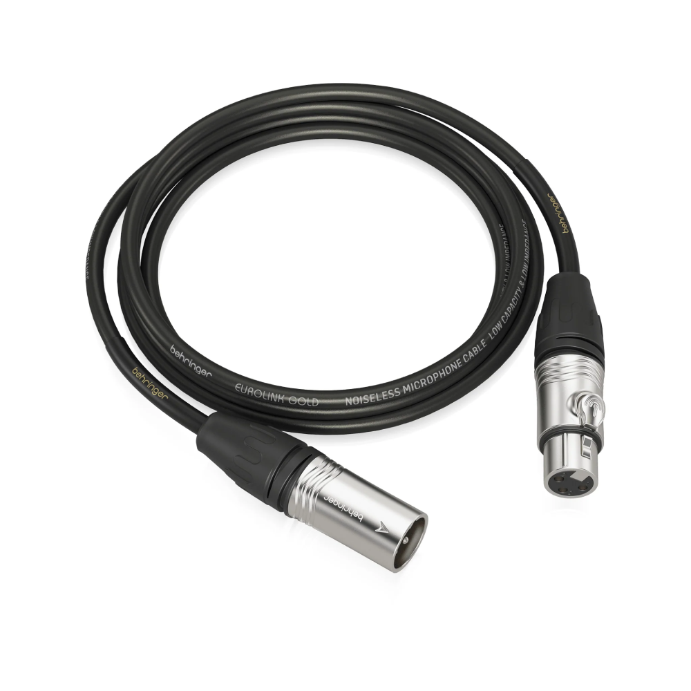 Behringer GMC300 XLR Female to XLR Male Microphone Cable - 9.8 Foot