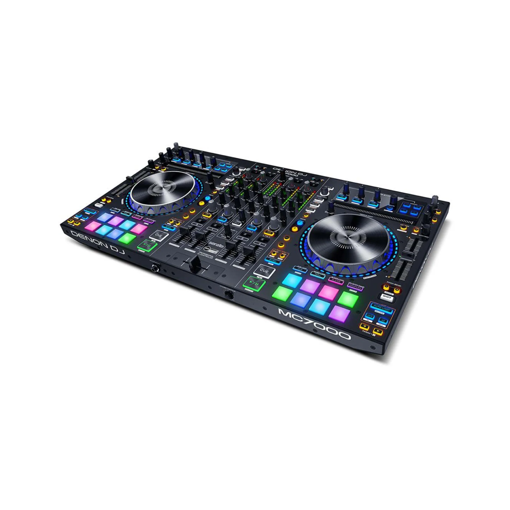 Denon MC7000 4-Channel DJ Controller & Mixer with Dual USB Audio Interfaces