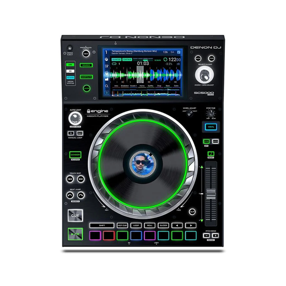 Denon DJ SC5000 Prime Dual-deck DJ Media Player with Multi-touch Display