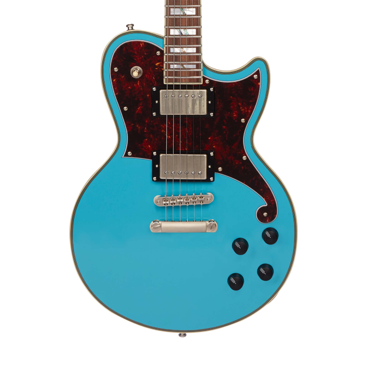 Đàn Guitar Điện D'Angelico Deluxe Brandon Niederauer Atlantic w/Case, Sonic Blue