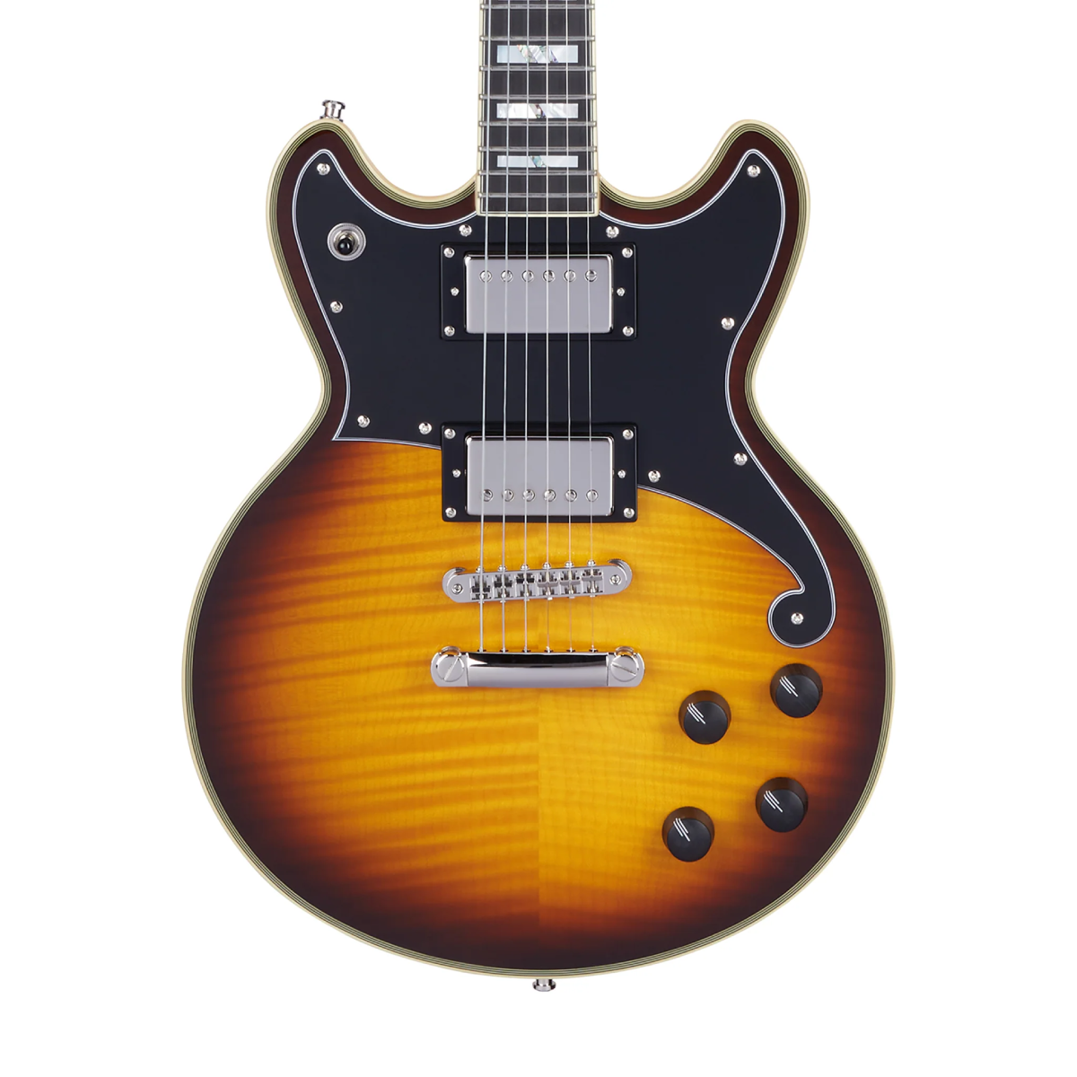 Đàn Guitar Điện D'Angelico Deluxe Brighton, Vintage Sunburst