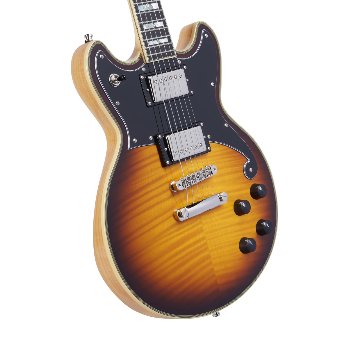 Đàn Guitar Điện D'Angelico Deluxe Brighton, Vintage Sunburst