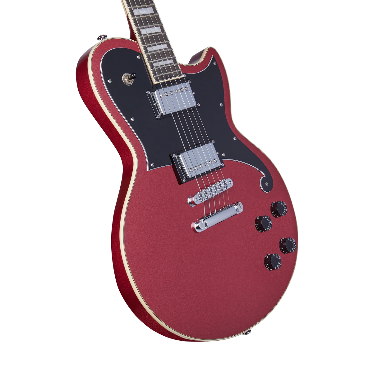 Đàn Guitar Điện D'Angelico Premier Atlantic, Oxblood Red