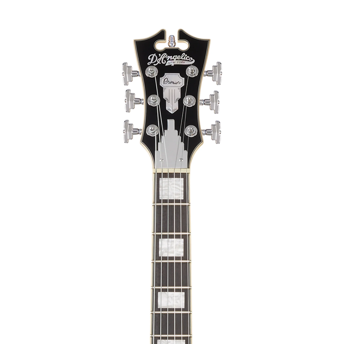 Đàn Guitar Điện D'Angelico Premier Bedford Semi Hollow, Black Flake