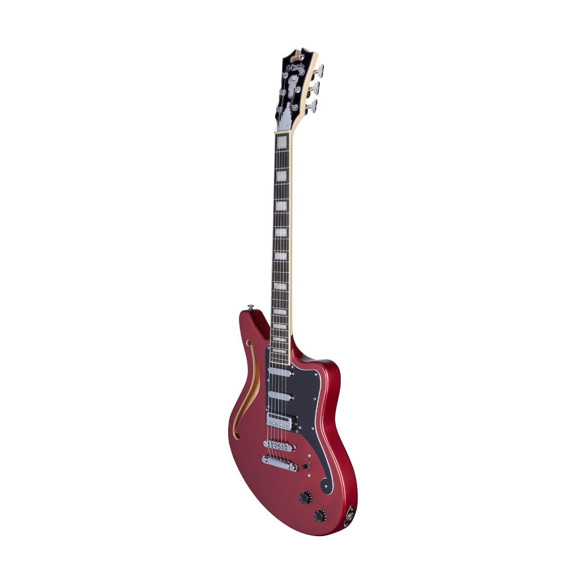 Đàn Guitar Điện D'Angelico Premier Bedford Semi Hollow, Oxblood