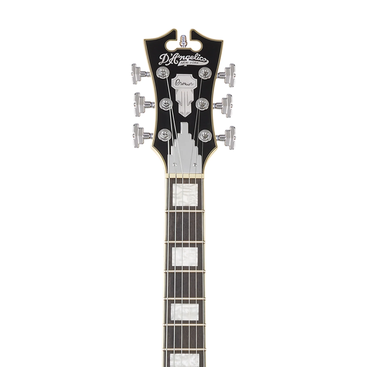 Đàn Guitar Điện D'Angelico Premier Brighton, Black Flake