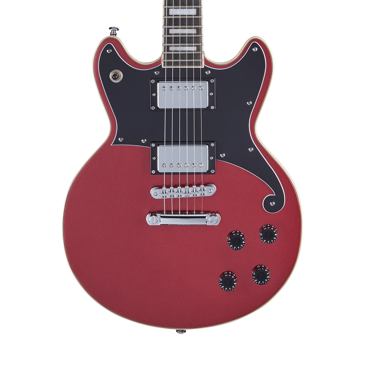 Đàn Guitar Điện D'Angelico Premier Brighton, Oxblood