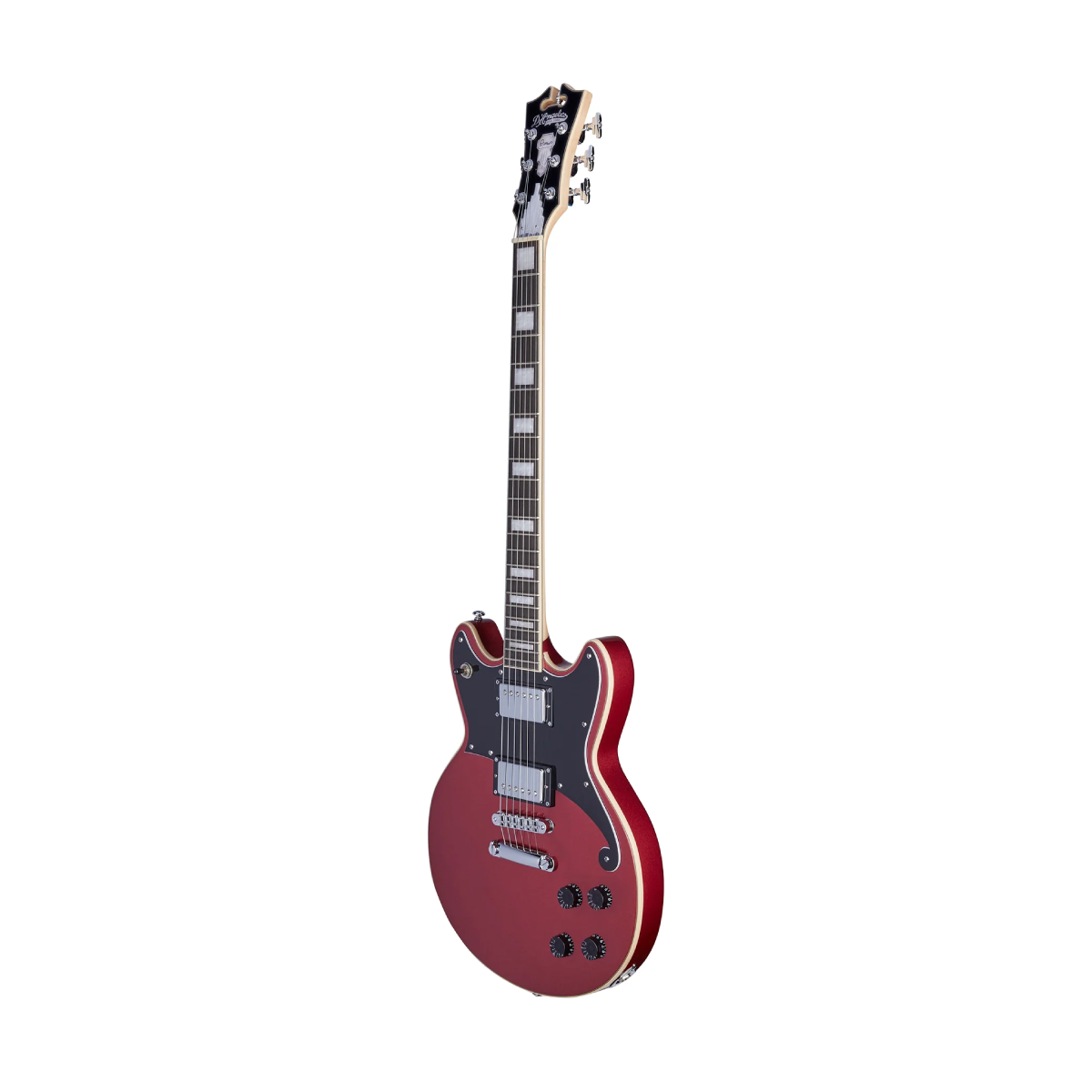 Đàn Guitar Điện D'Angelico Premier Brighton, Oxblood