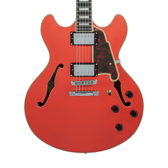 Đàn Guitar Điện D'Angelico Premier DC Semi-Hollow w/Stopbar Tailpiece, Fiesta Red