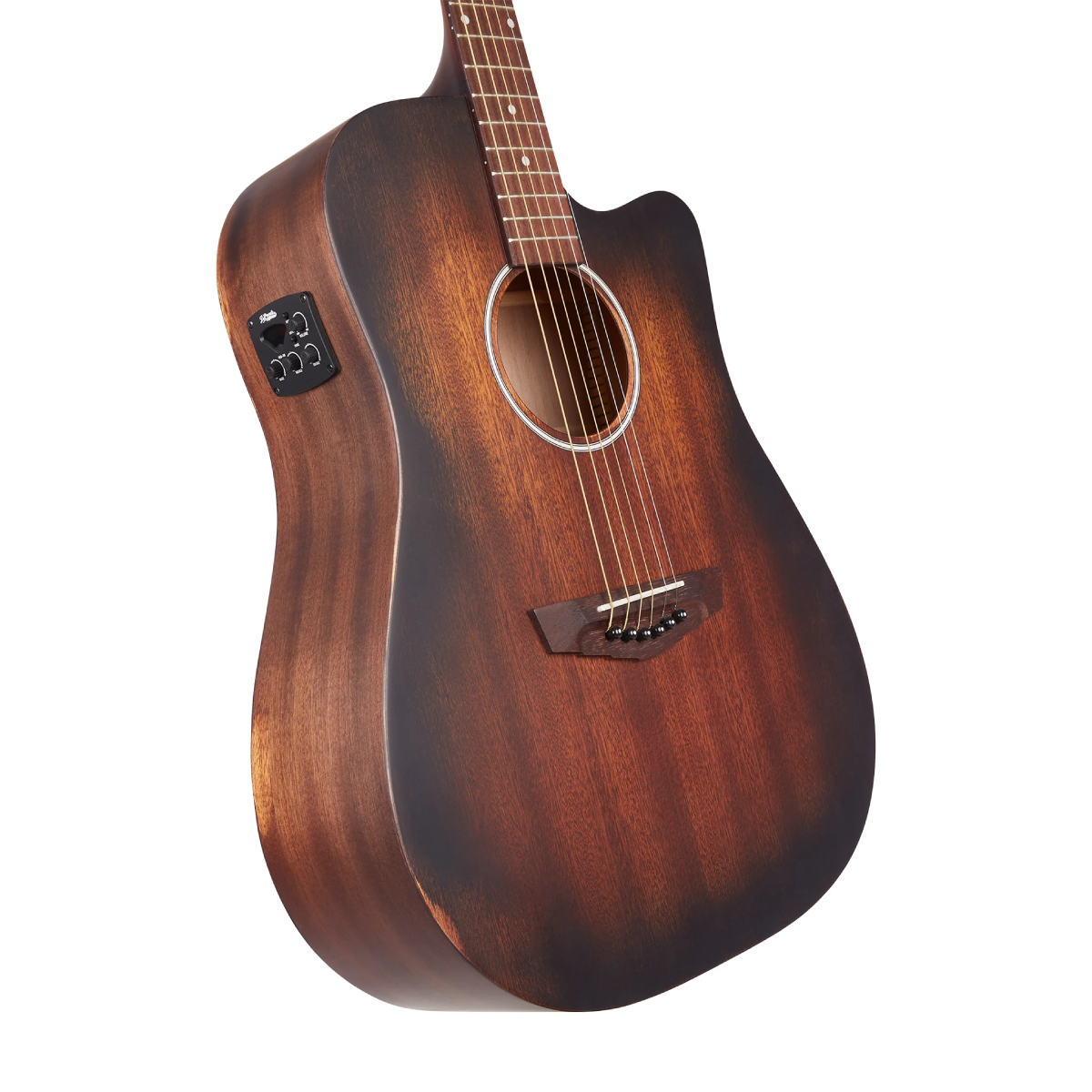 Đàn Guitar Acoustic D'Angelico Premier Bowery LS Dreadnought, Aged Mahogany