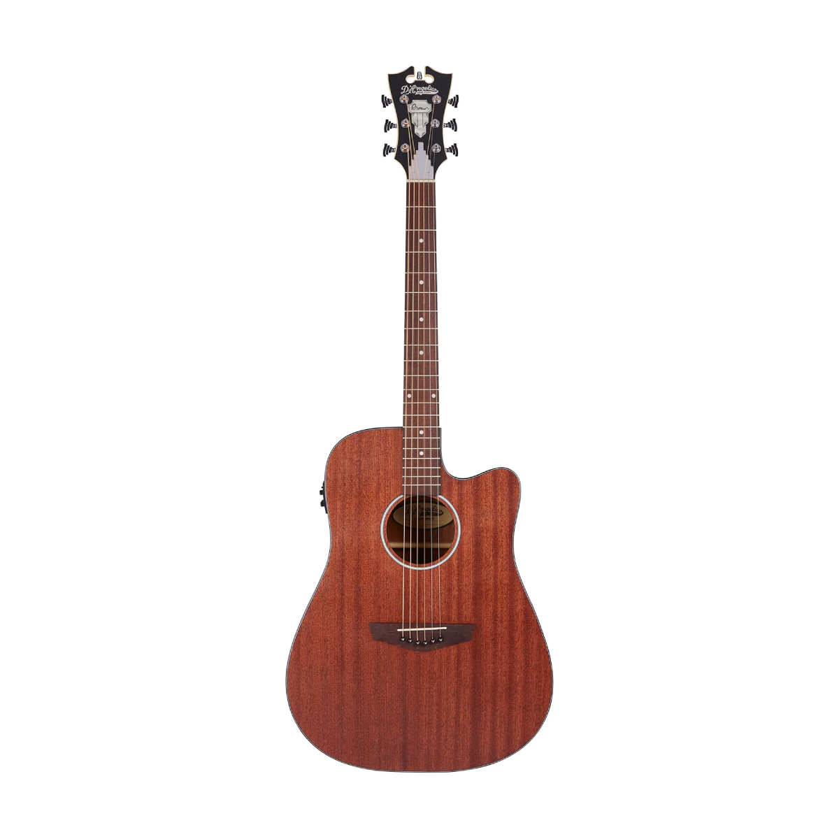 Đàn Guitar Acoustic D'Angelico Premier Bowery LS Dreadnought, Mahogany Satin