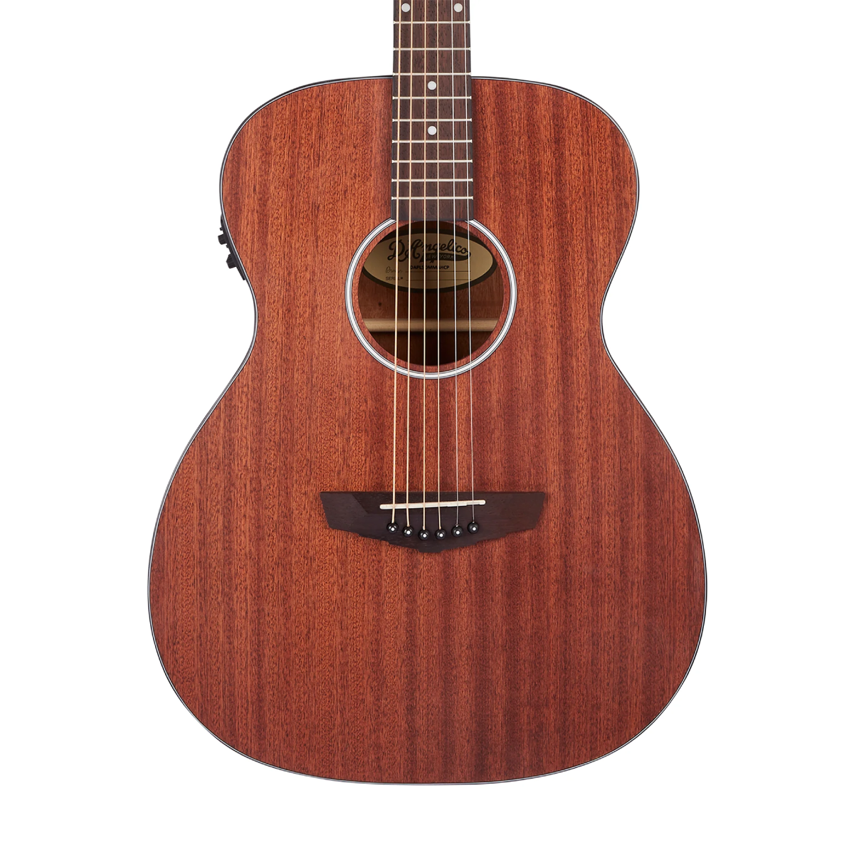 Đàn Guitar Acoustic D'Angelico Premier Tammany LS Orchestra, Mahogany Satin