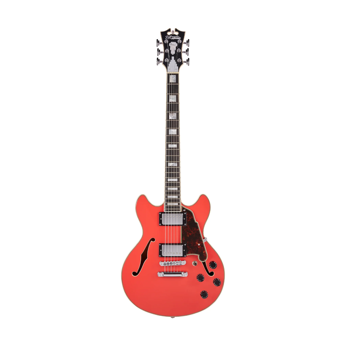 Đàn Guitar Điện D'Angelico Premier Mini DC, Fiesta Red