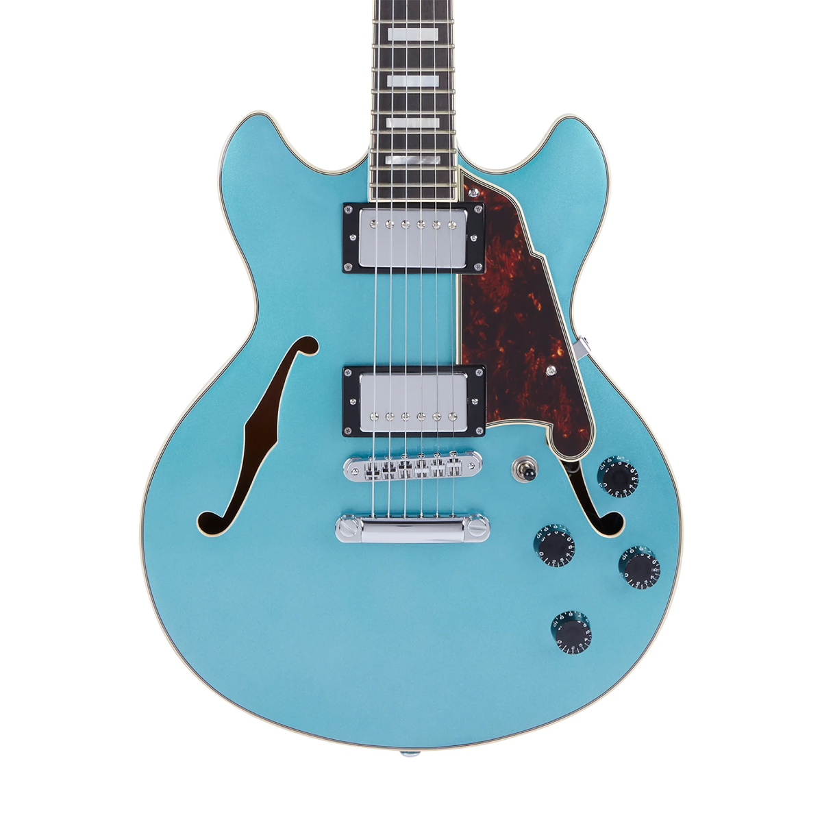 Đàn Guitar Điện D'Angelico Premier Mini DC, Ocean Turquoise