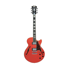 Đàn Guitar Điện D'Angelico Premier SS Semi-Hollow w/Stopbar Tailpiece, Fiesta Red