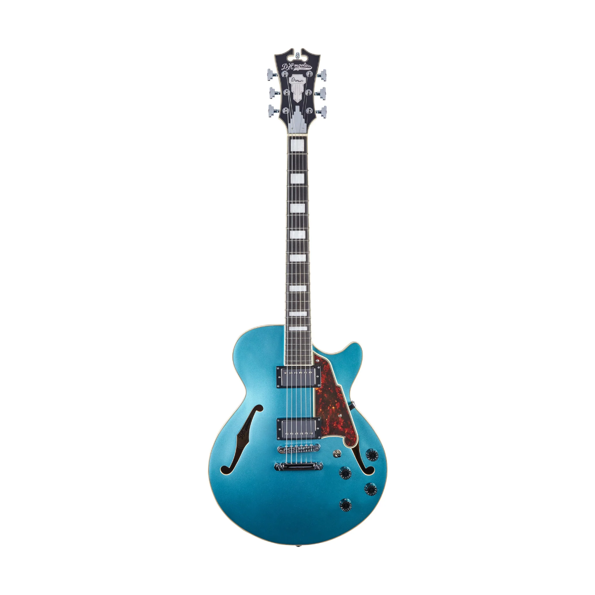 Đàn Guitar Điện D'Angelico Premier SS Semi-Hollow w/Stopbar Tailpiece, Ocean Turquoise